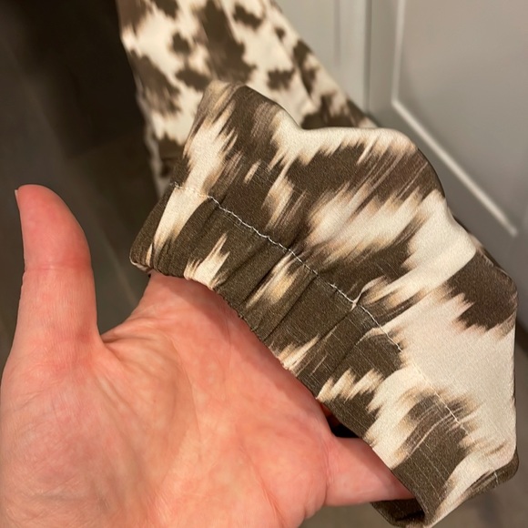 Silk tie front joggers - Picture 5 of 5